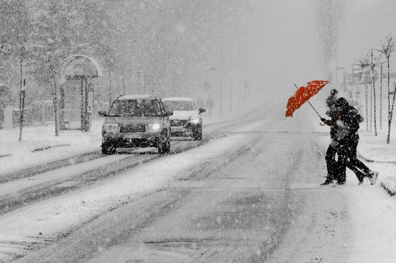 With a red umbrella 5 — Tadeusz Mozalewski, Poland