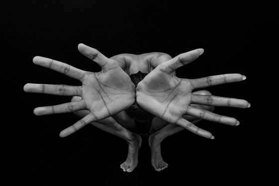 Open Hand Bw 3654 — Abhijit Bandyopadhyay, India